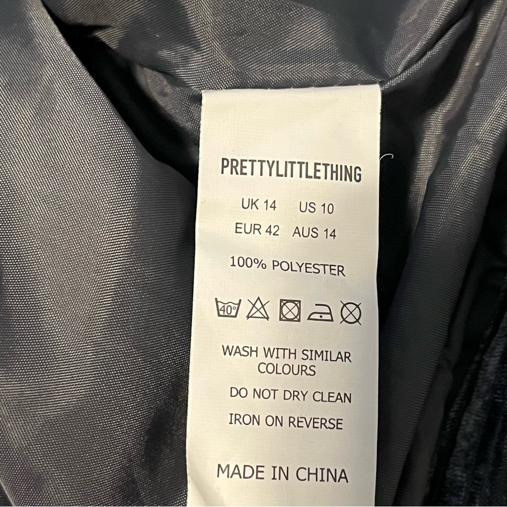 Prettylittlething Silver Cropped Jacket - image 7